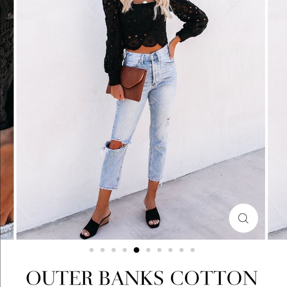 Crochet Lace Crop Top - Picture 5 of 5